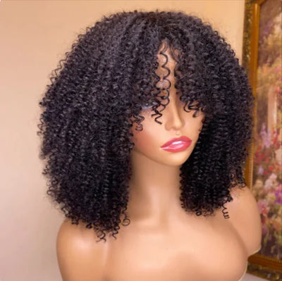 Curly Human Hair Wigs Brazilian Kinky