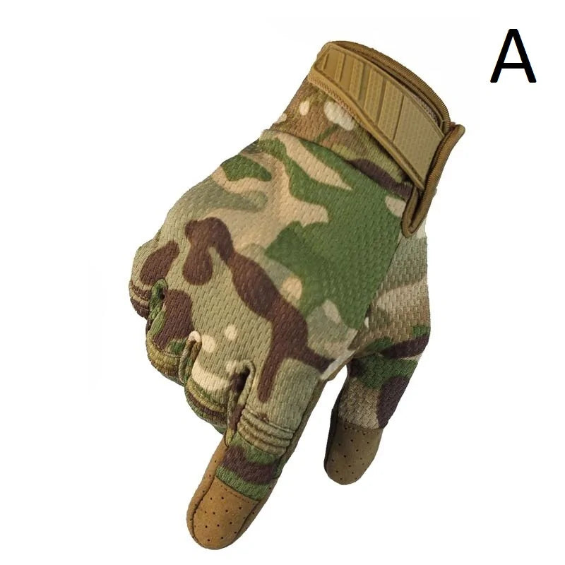 Men Breathable Full Finger Gloves