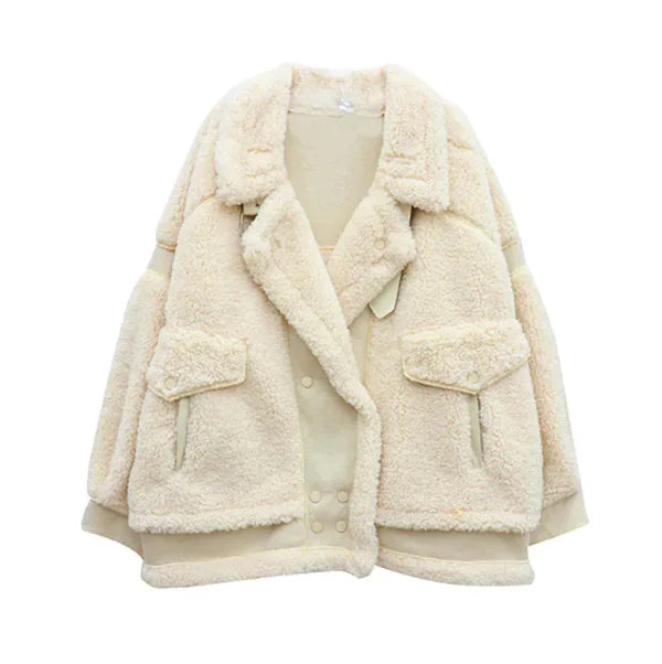 Plush Fur Women's All-Match Outerwear