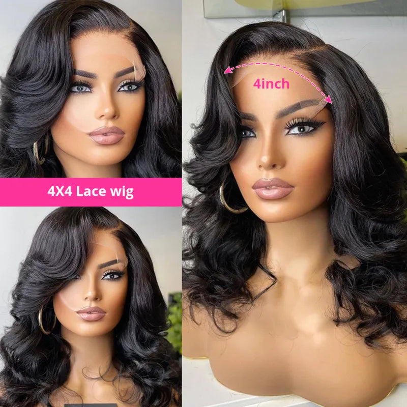 Lace Front Bob Wigs Brazilian