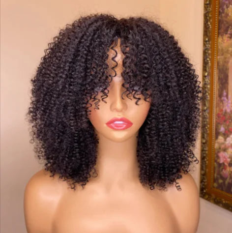 Curly Human Hair Wigs Brazilian Kinky